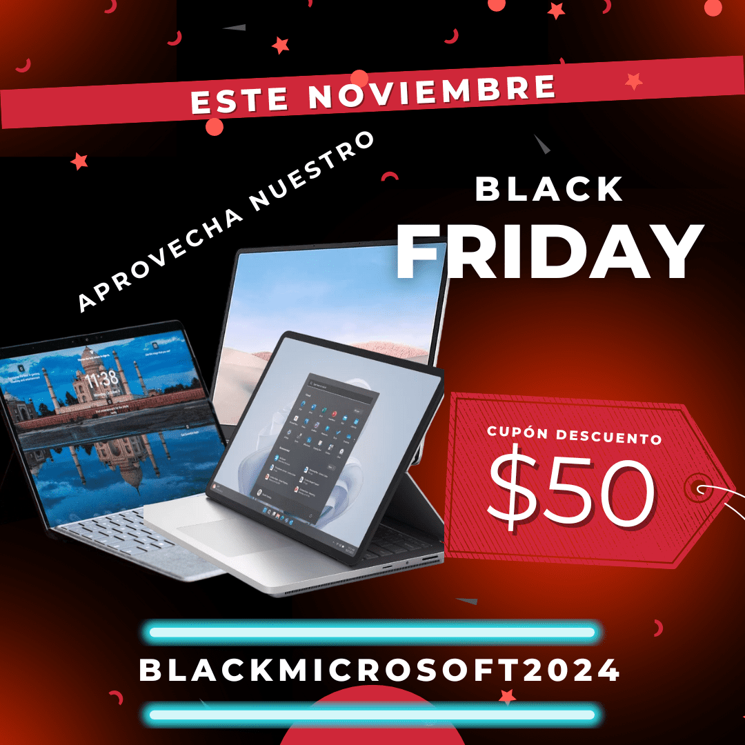 Cupón Microsoft Black Friday - $50 Desc