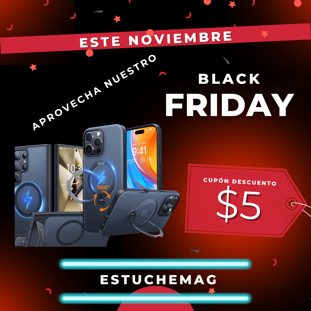Cupón Estuches Black Friday - $5 Desc