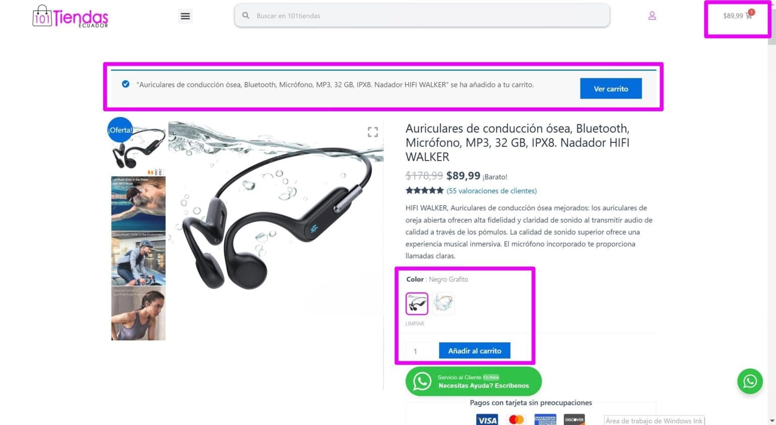 Paso 1: Buscar producto en 101Tiendas