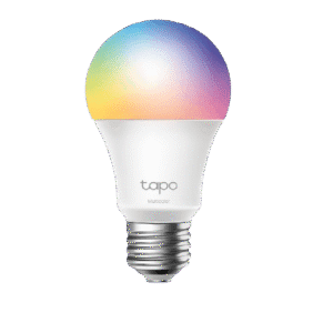 Bombilla inteligente, 16M colores RGBW, regulables, A19, equivalente a 60W,  800 lúmenes, WiFi de 2.4 GHz solo L531E - Tapo TP-Link