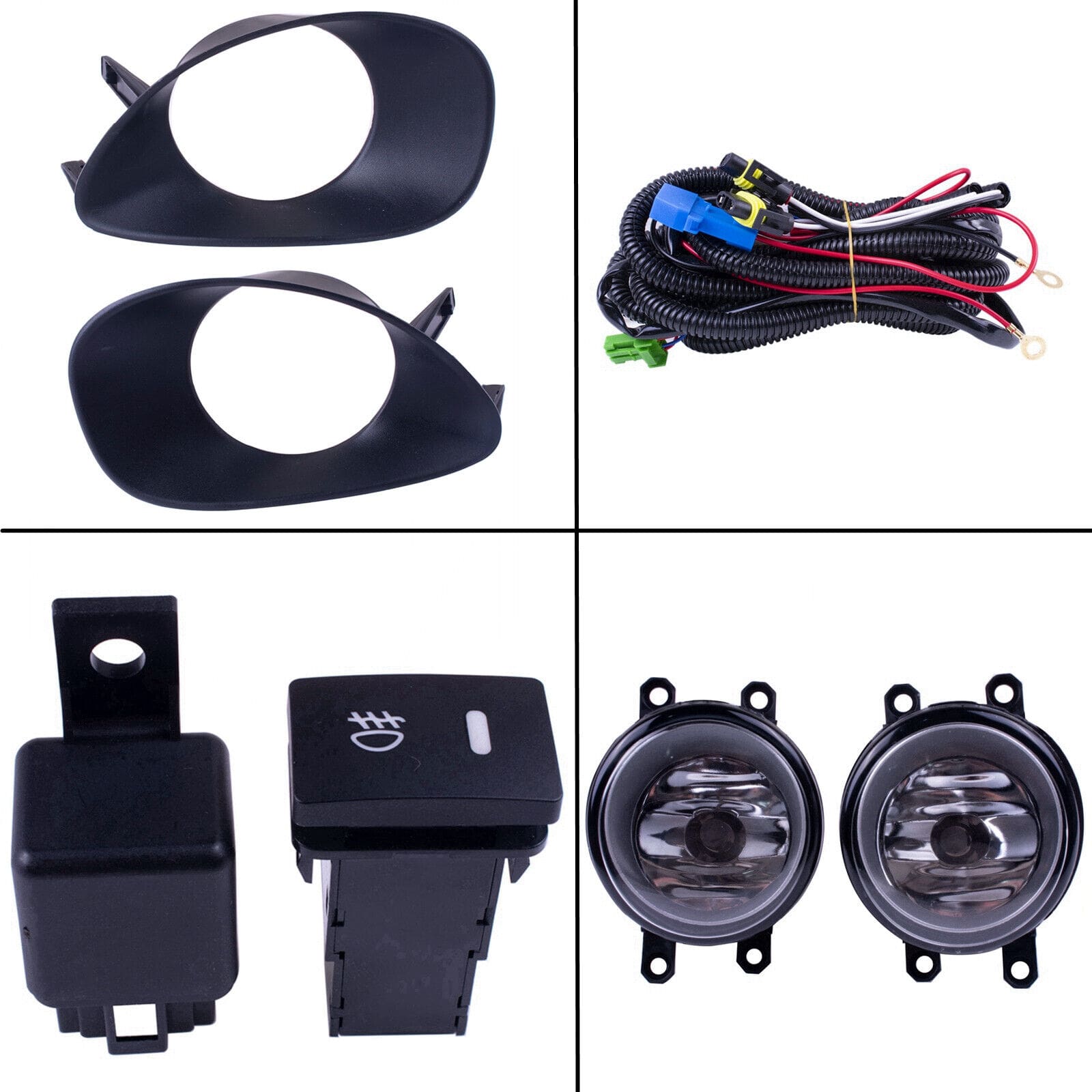 Kit de luces antiniebla transparentes para parachoques delantero de Toyota Yaris Hatchback 2006-2008. - Imagen 2