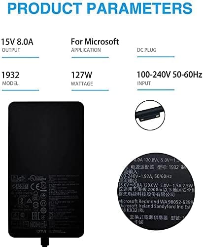 Microsoft Surface Cargador Original de 127W -15V - 8A modelo 1932 - Imagen 5