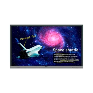 MONITOR BEN-Q 65INCH INTER. RE-6501 EDU. IPS DLED 4K 3840X2160 TOUCH VGA 3HDMI DP USB BLACK