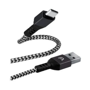 CABLE ARGOM TYPE-C TO USB 2.0 NYLON BRAIDED DURA FORM BLACK