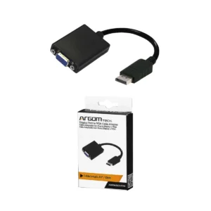 CABLE ARGOM DISPLAY PORT TO VGA 15CM NEGRO