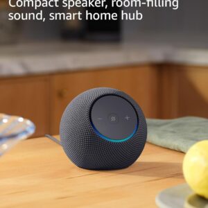 Amazon Alexa Echo Dot Max (modelo más reciente): parlante Alexa con sonido que llena la habitación y graves casi 3 veces más potentes, ideal para salas medianos