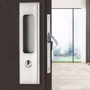 KIT PUERTA CORREDERA REDONDA CON LLAVE