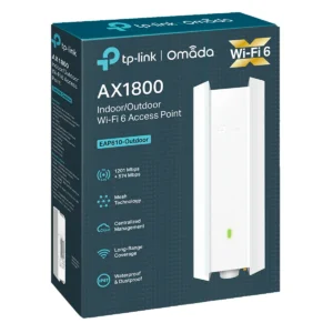 PUNTO DE ACCESO INALAMBRICO TP-LINK EXTERIOR WI-FI 6 AX1800 DOBLE BANDA  IP67 EAP610-OUTDOOR
