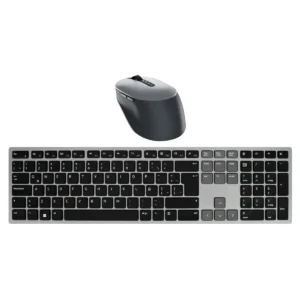 Teclado y mouse Dell Pro KM7321W Inalambrico + BT Gris 3Y