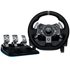 VOLANTE DRIVING LOGITECH G920 NEGRO  XBOX ONE-PC SIMULACION INMERSIVA-PEDALES AJUSTABLES