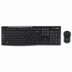 TECLADO-MOUSE COMBO LOGITECH MK270 NEGRO WIRELESS USB PLUG AND PLAY