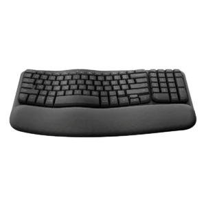 TECLADO LOGITECH ERGONOMICO WAVE KEYS CON REPOSAMANOS WIRELESS USB GRAPHITE